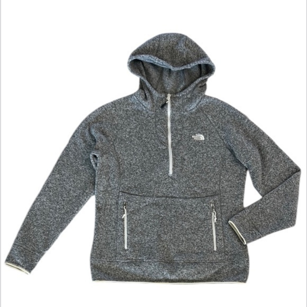 The North Face TKA Glacier half zip hoodie sweatshirt pullover size large